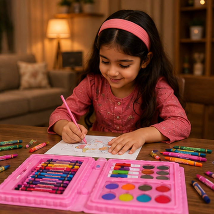 68 PCS Kids Art &amp; Drawing Set with Carry Case