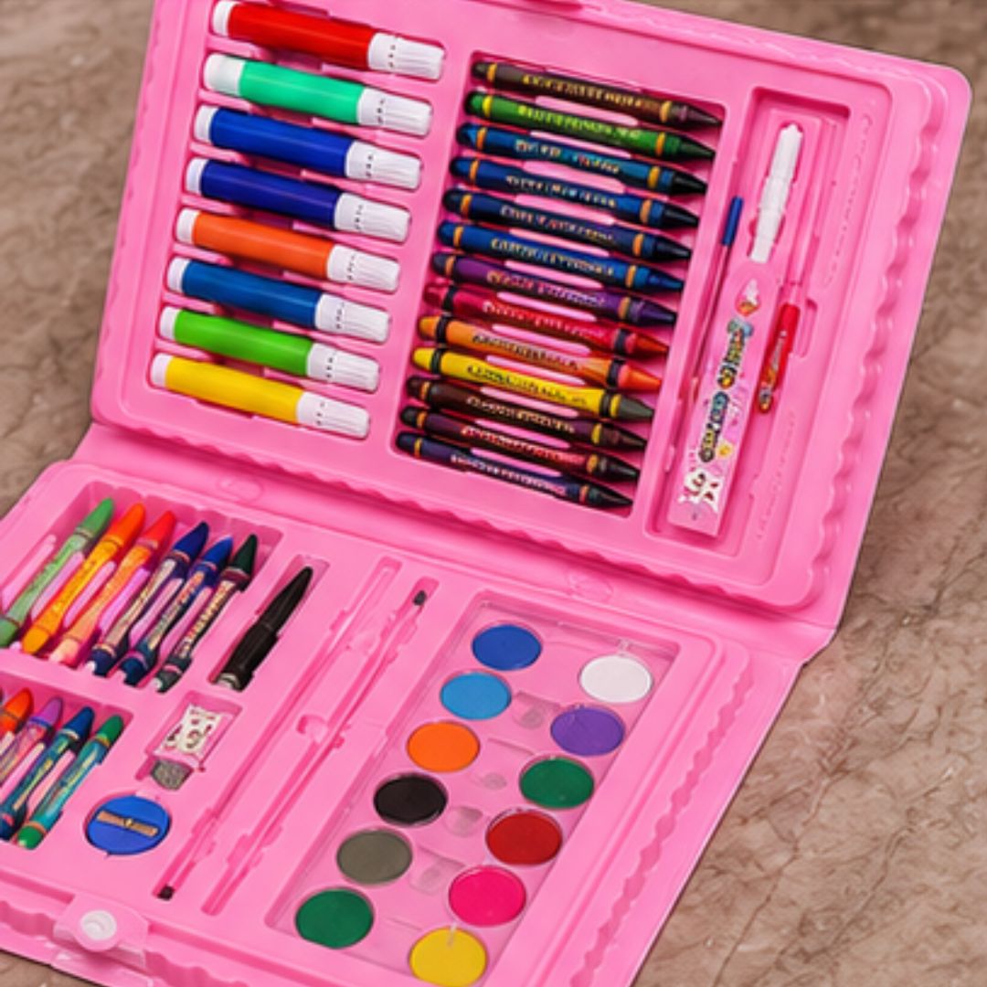 68 PCS Kids Art &amp; Drawing Set with Carry Case