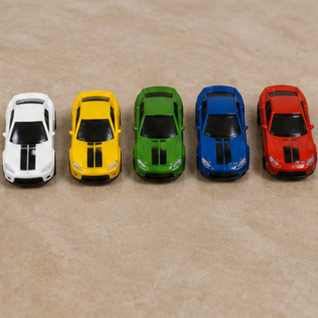 Car Transport Truck with 6 Die-Cast Toy Cars