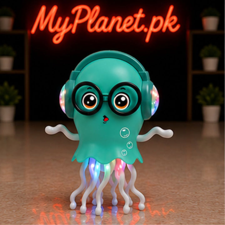 Dancing Jellyfish Toy with Music, Lights &amp; Bump &amp; Go Action
