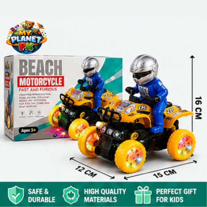 360° Rotation Beach Motorcycle with Lights &amp; Music