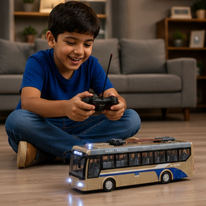 Rechargeable Remote Control City Travel Bus