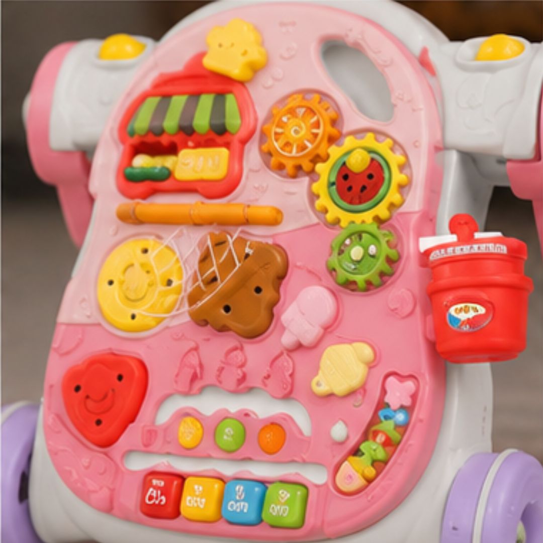 5-in-1 Multifunction Baby Walker &amp; Activity Table