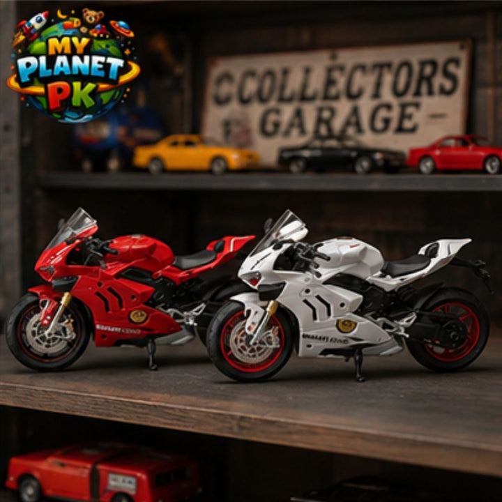 Ducati Panigale V4 Die-Cast Model Bike (1:9 Scale)