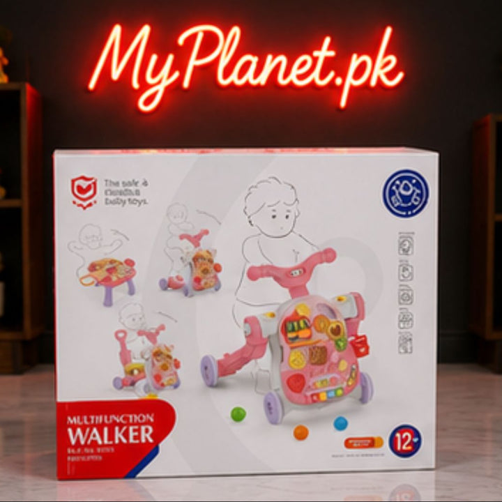 5-in-1 Multifunction Baby Walker &amp; Activity Table