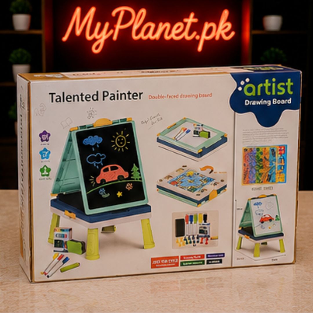 Talented Painter Double-Sided Artist Drawing Board