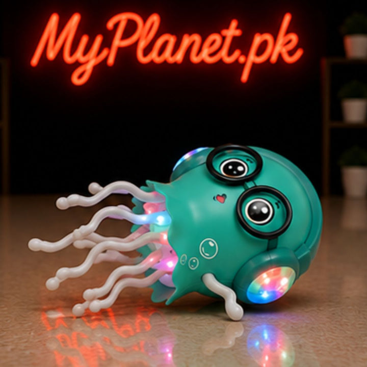 Dancing Jellyfish Toy with Music, Lights &amp; Bump &amp; Go Action