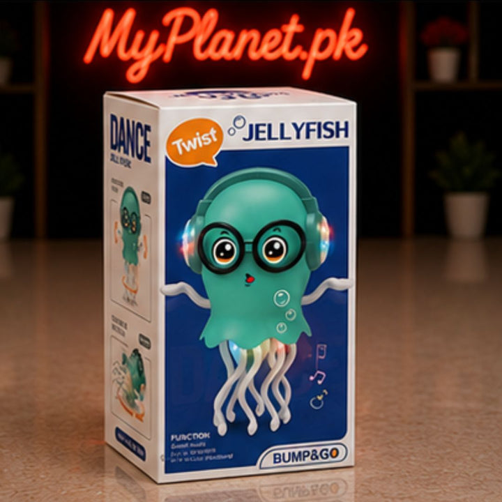 Dancing Jellyfish Toy with Music, Lights &amp; Bump &amp; Go Action