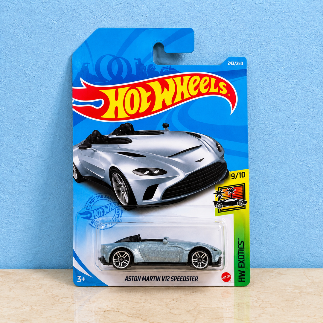 Hot Wheels Aston Martin V12 Speedster 1:64 Scale Made in Malaysia