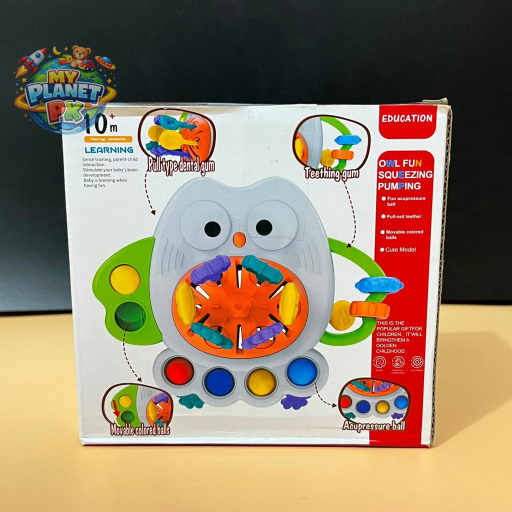 𝗕𝗮𝗯𝘆 𝗠𝗼𝗻𝘁𝗲𝘀𝘀𝗼𝗿𝗶 𝗦𝗲𝗻𝘀𝗼𝗿𝘆 𝗣𝘂𝗹𝗹-𝗦𝘁𝗿𝗶𝗻𝗴 𝗔𝗰𝘁𝗶𝘃𝗶𝘁𝘆 𝗧𝗼𝘆 – 𝗖𝗼𝗹𝗼𝗿𝗳𝘂𝗹 𝗧𝗲𝗲𝘁𝗵𝗶𝗻𝗴 & 𝗙𝗶𝗻𝗲 𝗠𝗼𝘁𝗼𝗿 𝗟𝗲𝗮𝗿𝗻𝗶𝗻𝗴 𝗕𝗼𝗮𝗿𝗱