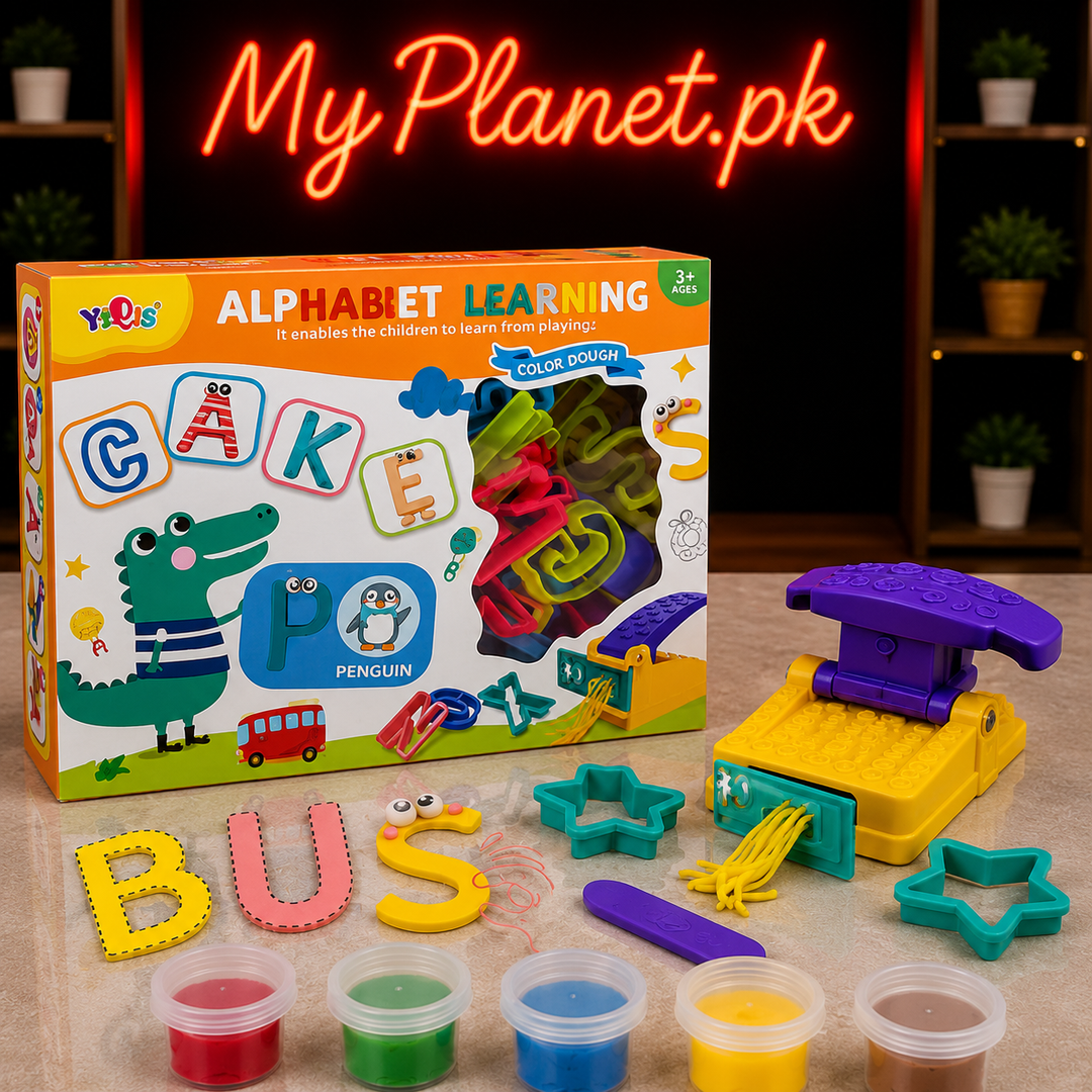 Alphabet Learning Color Dough Set