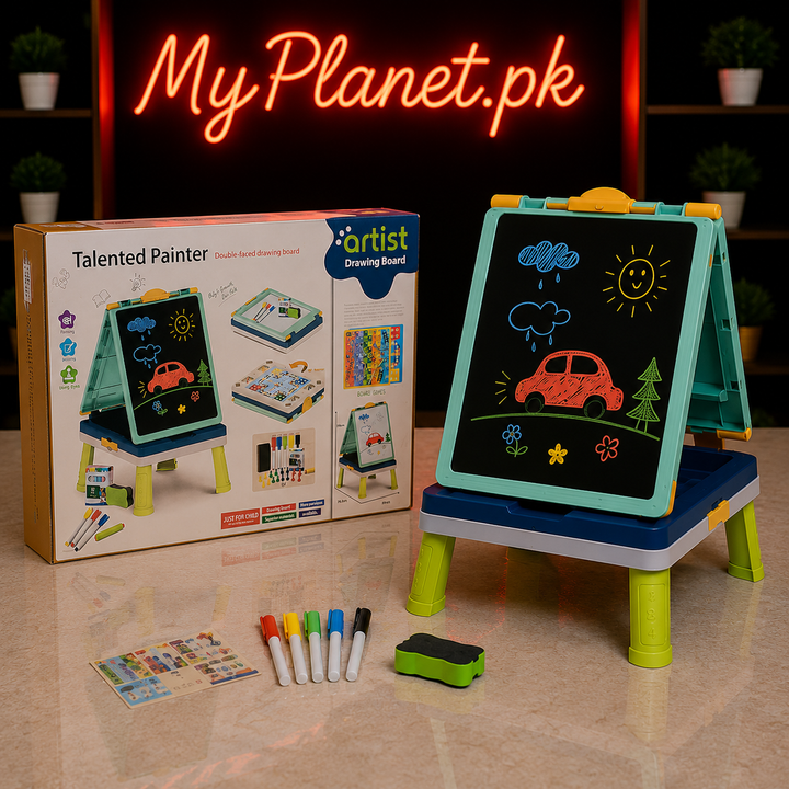 Talented Painter Double-Sided Artist Drawing Board