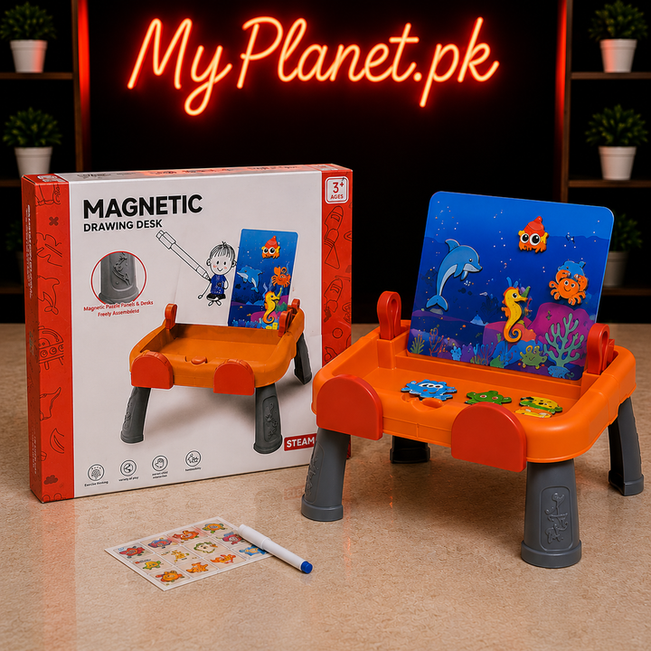 Double Sided Educational Magnetic Drawing Table