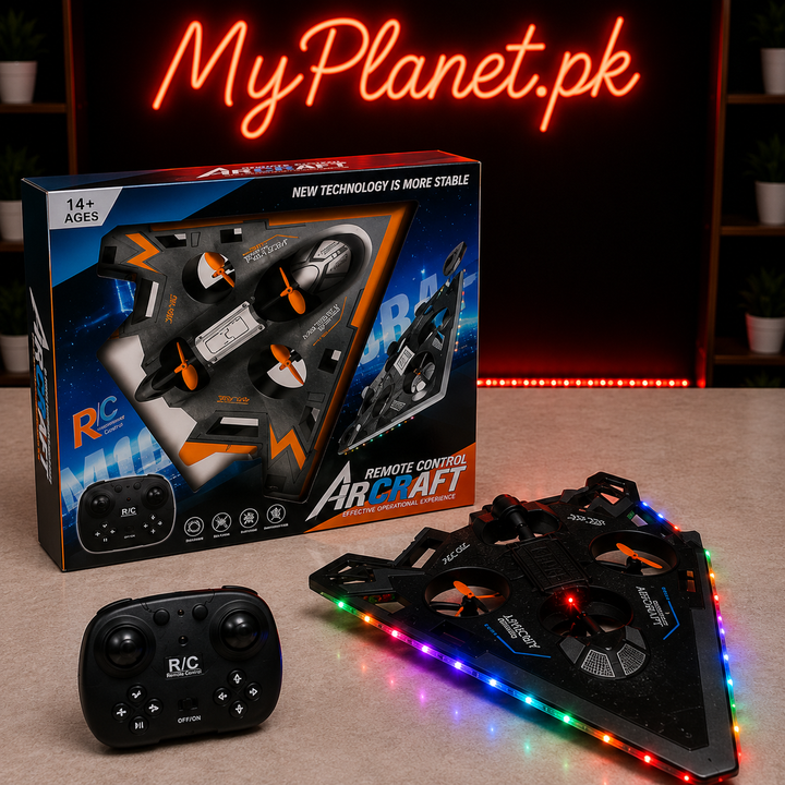 Remote Control Air Craft Drone with LED Lights