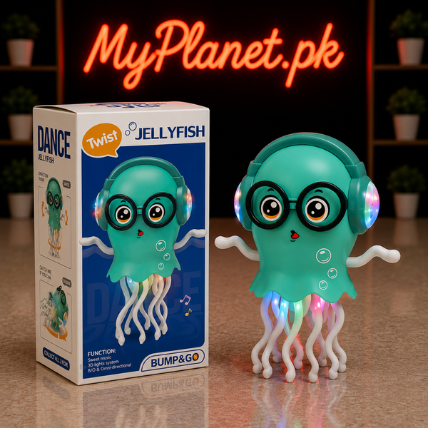Dancing Jellyfish Toy with Music, Lights & Bump & Go Action