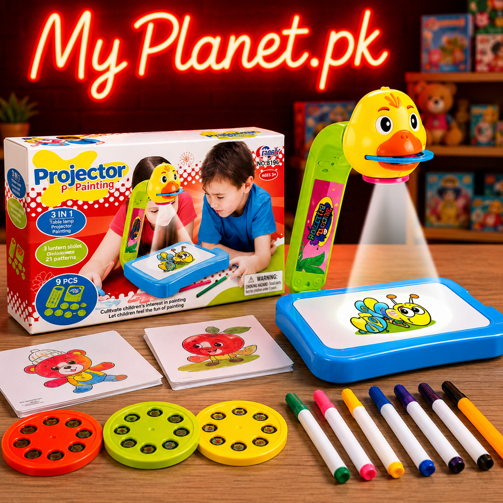 𝗞𝗶𝗱𝘀 𝗣𝗿𝗼𝗷𝗲𝗰𝘁𝗼𝗿 𝗣𝗮𝗶𝗻𝘁𝗶𝗻𝗴 𝗗𝗿𝗮𝘄𝗶𝗻𝗴 𝗕𝗼𝗮𝗿𝗱 𝘄𝗶𝘁𝗵 𝟮𝟭 𝗣𝗮𝘁𝘁𝗲𝗿𝗻𝘀