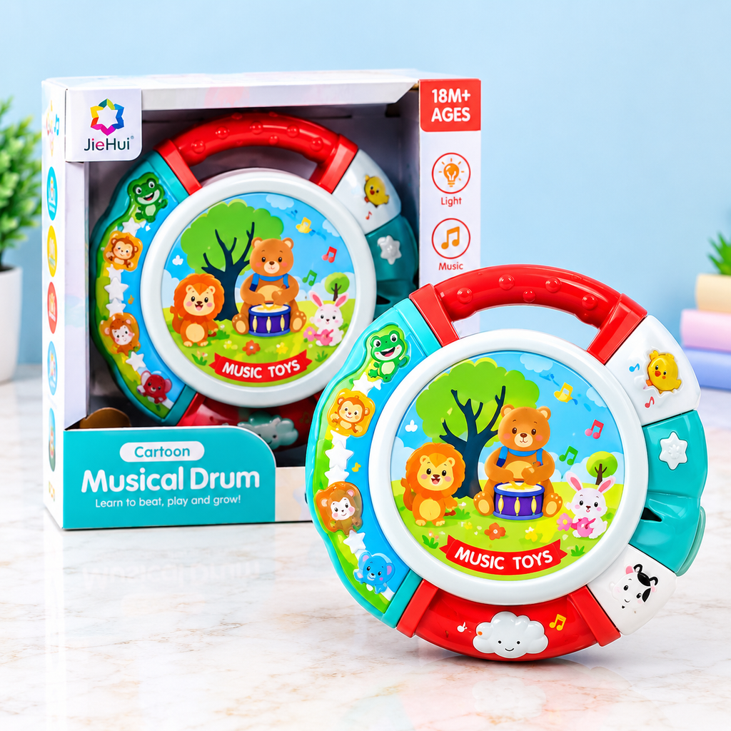 𝗖𝗮𝗿𝘁𝗼𝗼𝗻 𝗠𝘂𝘀𝗶𝗰𝗮𝗹 𝗗𝗿𝘂𝗺 –𝗟𝗶𝗴𝗵𝘁 & 𝗠𝘂𝘀𝗶𝗰 𝗟𝗲𝗮𝗿𝗻𝗶𝗻𝗴 𝗗𝗿𝘂𝗺