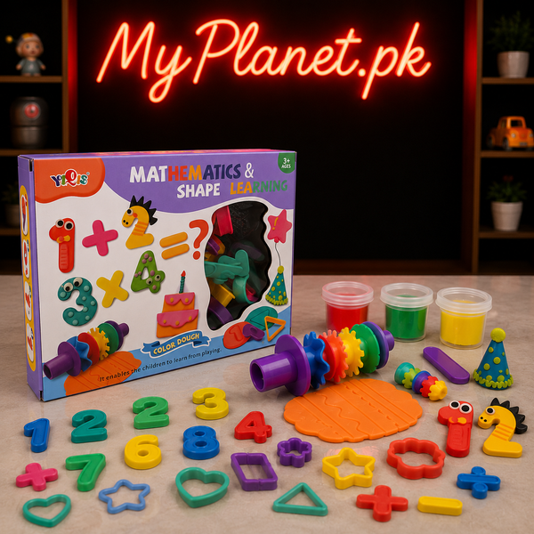 Mathematics & Shape Learning Color Dough Set