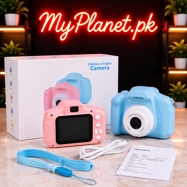 Children Digital HD Photo & Video Camera with 2" IPS Screen