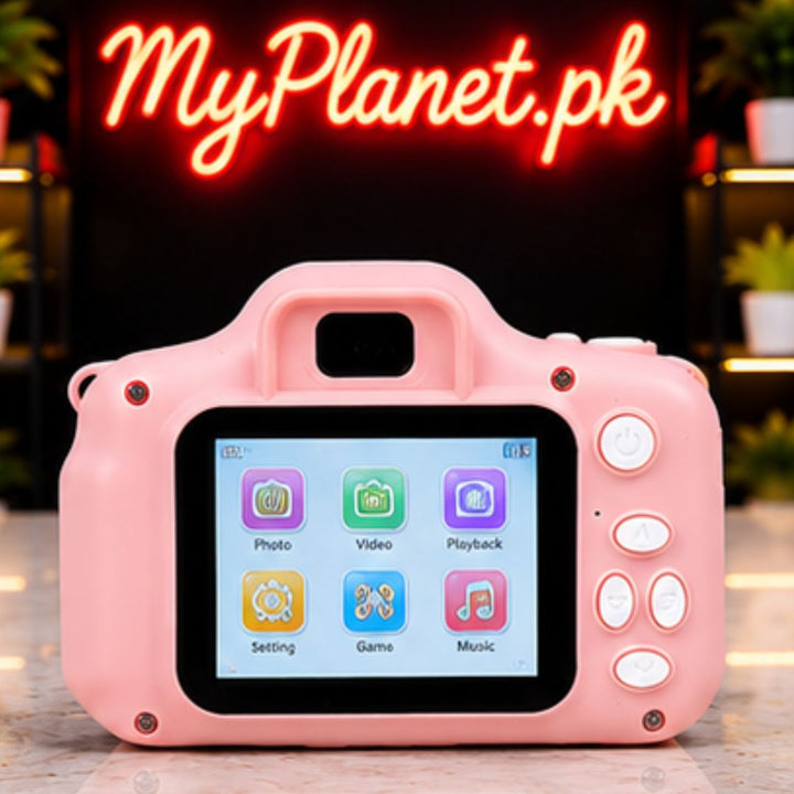 Children Digital HD Photo &amp; Video Camera with 2" IPS Screen