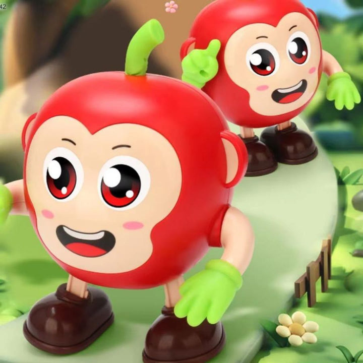 Cute Apple Monkey Dancing Toy with Lights &amp; Music