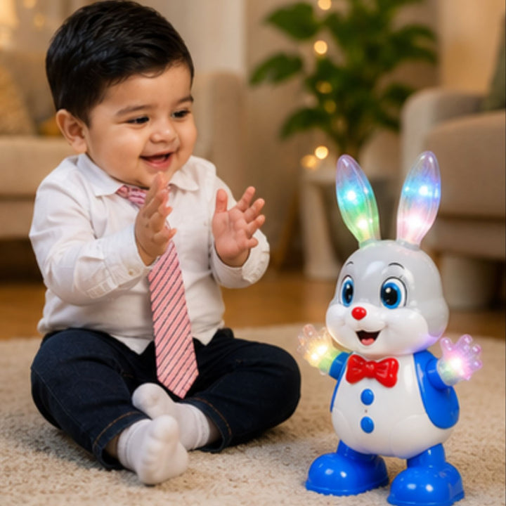 Cute Dancing Rabbit with Lights, Music &amp; Moving Eyes