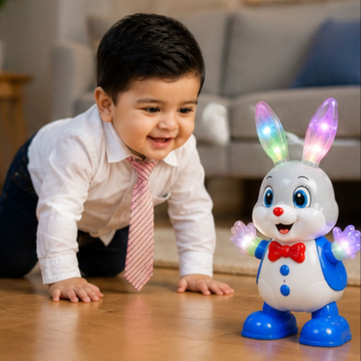 Cute Dancing Rabbit with Lights, Music &amp; Moving Eyes