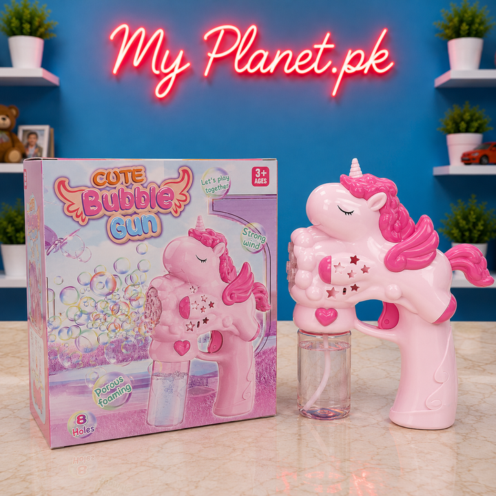 Cute Unicorn Automatic Bubble Blower