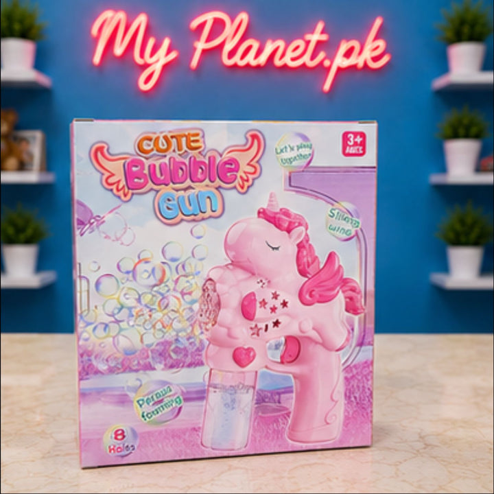 Cute Unicorn Automatic Bubble Blower