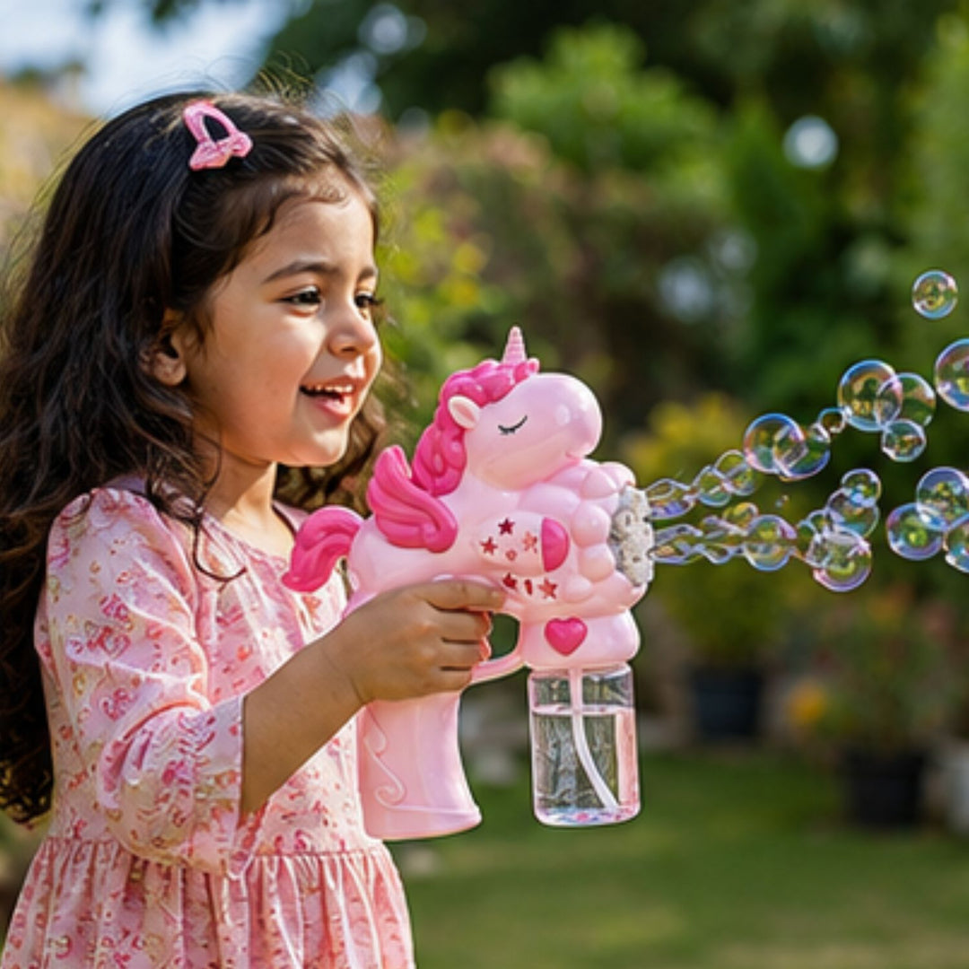 Cute Unicorn Automatic Bubble Blower