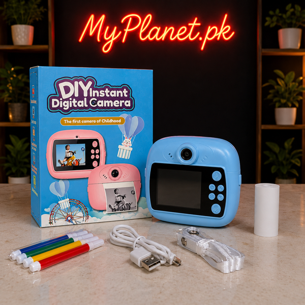 DIY Instant Digital Camera for Kids with Instant Thermal Printing