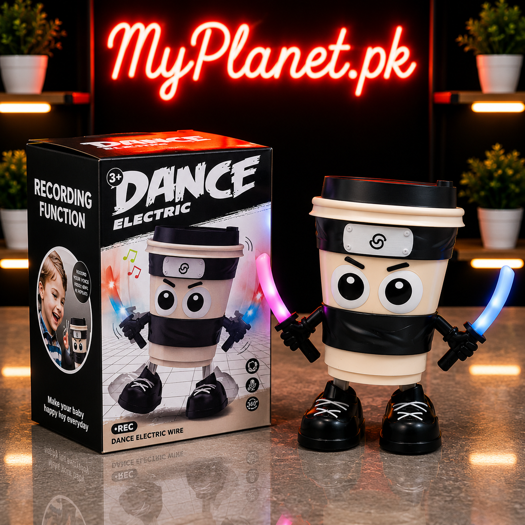 Dance Electric Robot Toy with Music, Lights &amp; Voice Recording