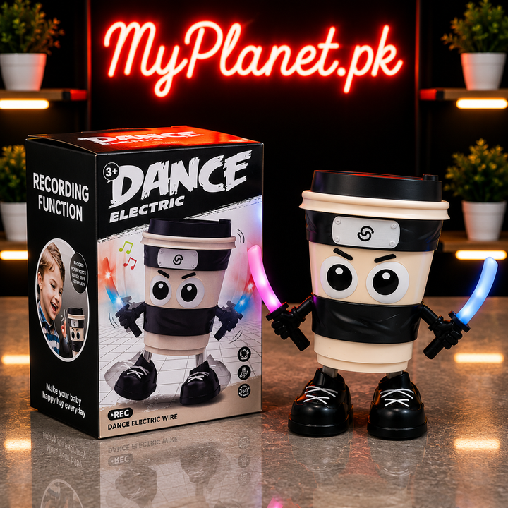 Dance Electric Robot Toy with Music, Lights &amp; Voice Recording