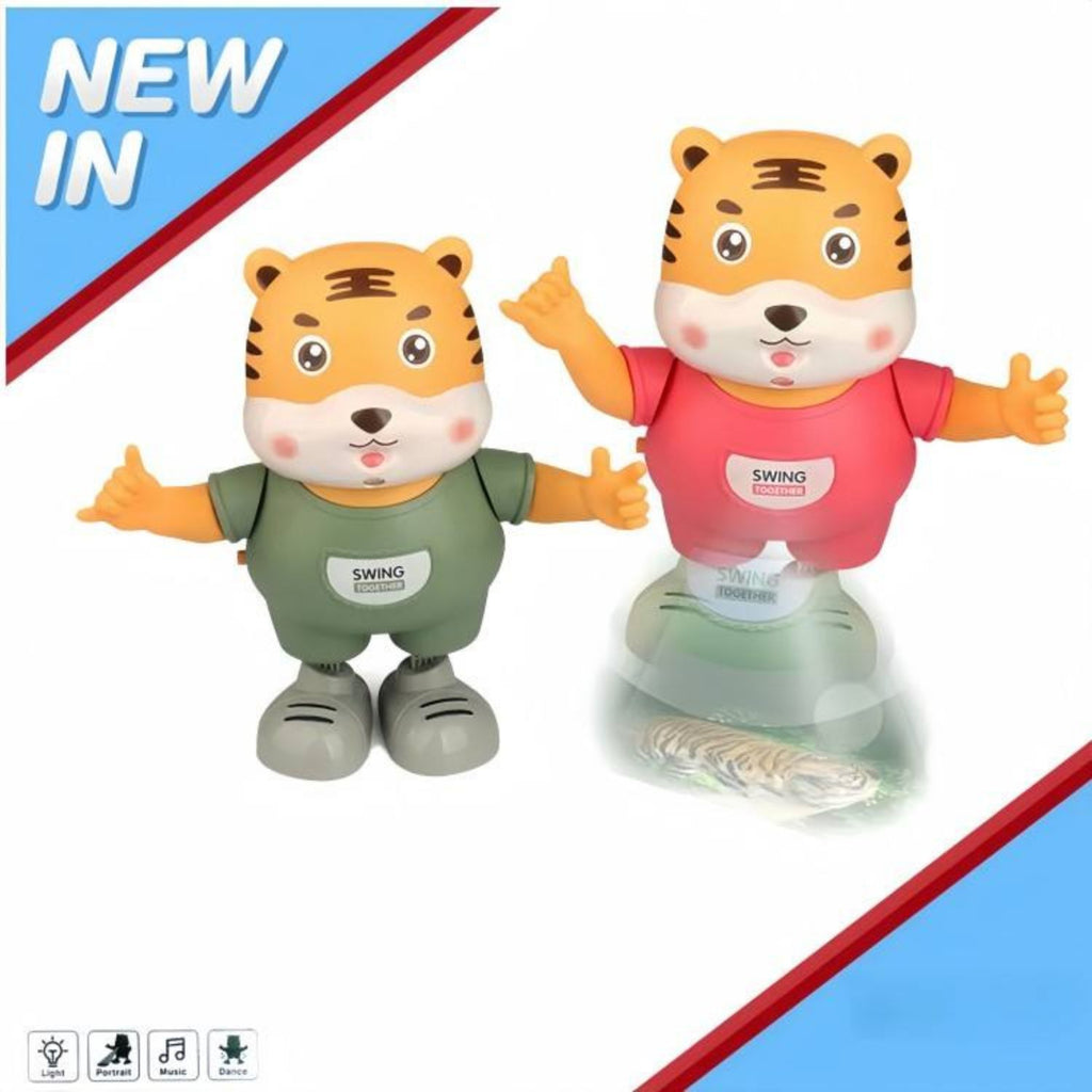 𝗗𝗮𝗻𝗰𝗶𝗻𝗴 𝗧𝗶𝗴𝗲𝗿 𝗧𝗼𝘆 𝘄𝗶𝘁𝗵 𝗠𝘂𝘀𝗶𝗰 & 𝗟𝗶𝗴𝗵𝘁𝘀