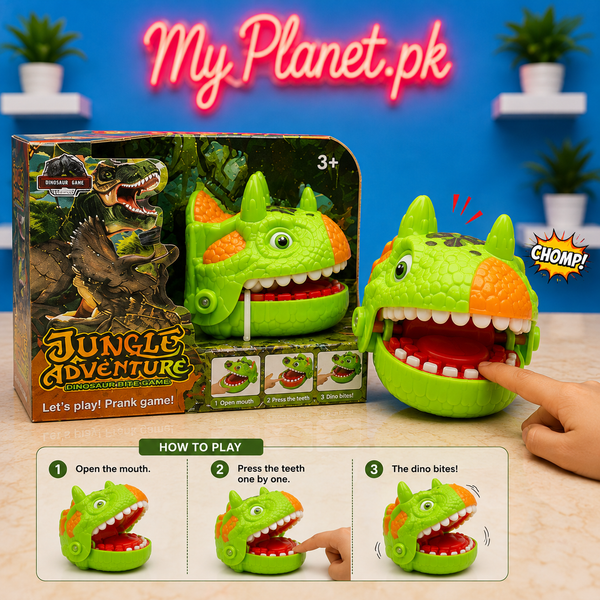 Dinosaur Biting Game – Interactive Lucky Teeth Challenge