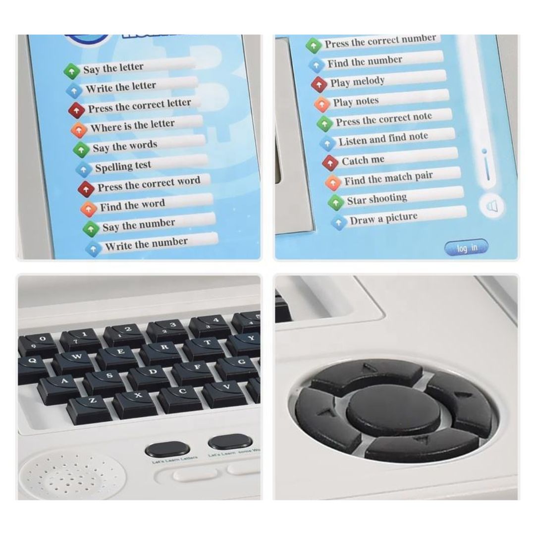 Early Education Kids Laptop with 20 Fun Functions