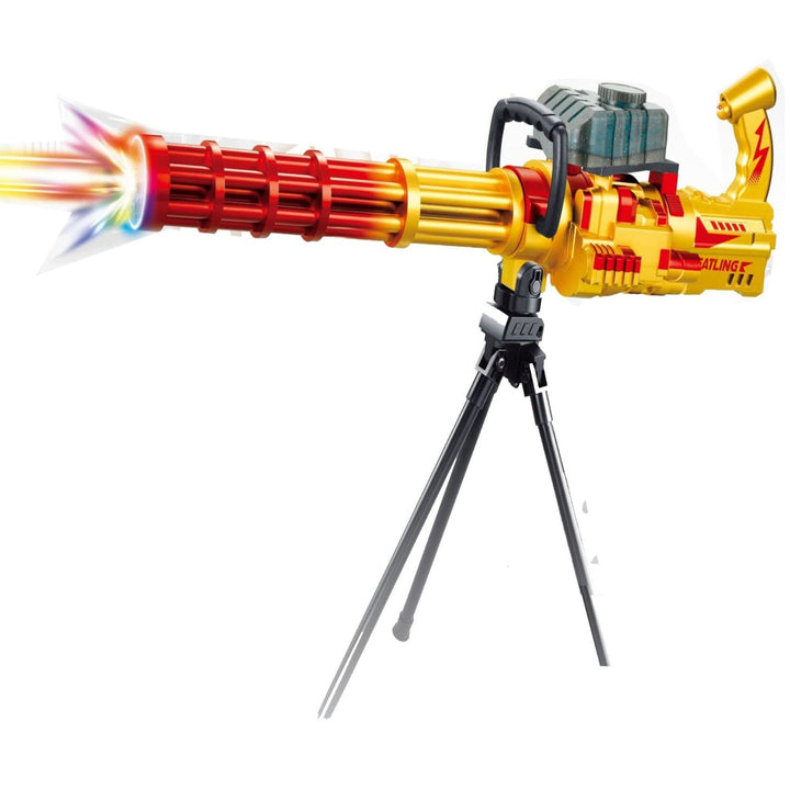 Electric Gatling gun toy with tripod