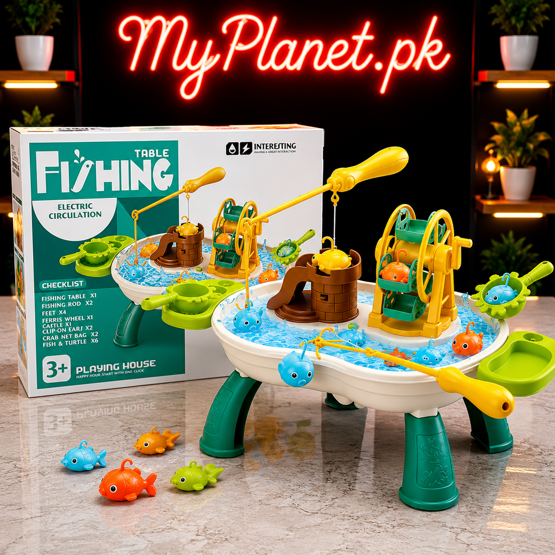 Electric Water Circulation Table Fishing Game
