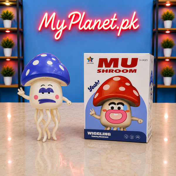 Electric Wiggling Dancing Mushroom with Lights & Music