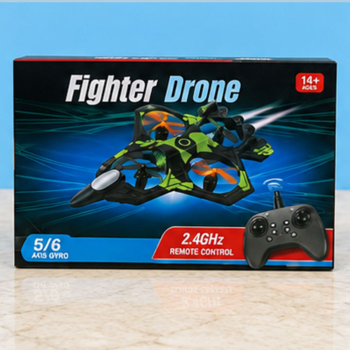 Fighter Drone RC Jet with 2.4GHz Remote Control
