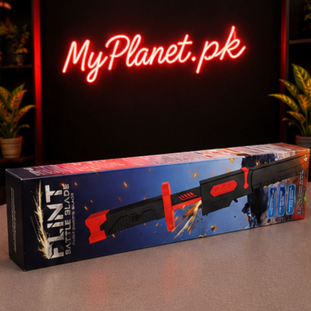 Flint Battle Blade LED Light Up Sword with Flint Spark Effect &amp; Sound