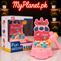𝗜𝗻𝘁𝗲𝗿𝗮𝗰𝘁𝗶𝘃𝗲 𝗣𝗶𝗻𝗸 𝗙𝘂𝗻 𝗛𝗮𝗺𝘀𝘁𝗲𝗿 𝗪𝗵𝗮𝗰𝗸-𝗔-𝗠𝗼𝗹𝗲 𝗔𝗿𝗰𝗮𝗱𝗲 𝗚𝗮𝗺𝗲 𝗧𝗼𝘆 𝘄𝗶𝘁𝗵 𝗠𝘂𝘀𝗶𝗰 & 𝗟𝗶𝗴𝗵𝘁 𝗘𝗳𝗳𝗲𝗰𝘁𝘀
