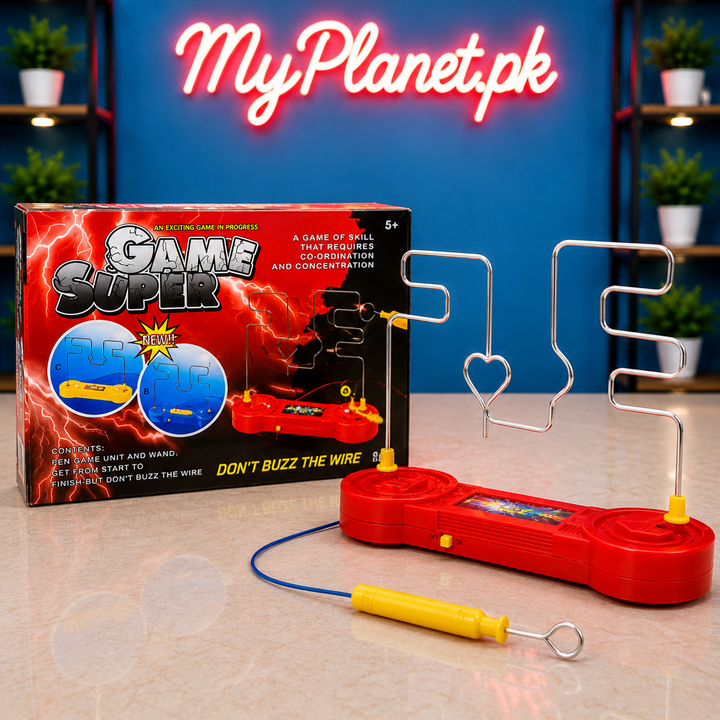 Game Super Buzz Wire Hand-Eye Coordination Skill Game
