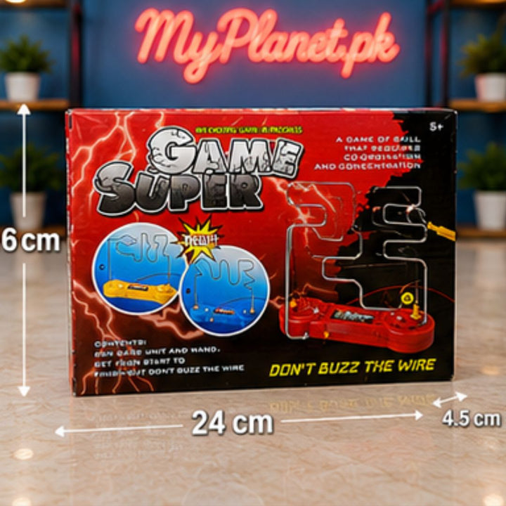 Game Super Buzz Wire Hand-Eye Coordination Skill Game