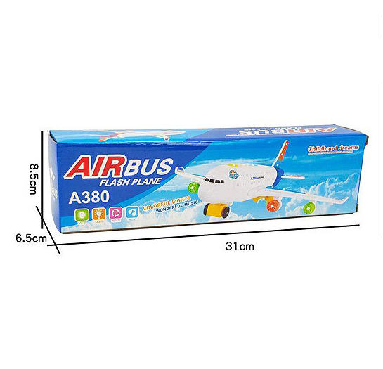 𝗔𝗶𝗿𝗯𝘂𝘀 𝗔𝟯𝟴𝟬 𝗘𝗹𝗲𝗰𝘁𝗿𝗶𝗰 𝗔𝗶𝗿𝗽𝗹𝗮𝗻𝗲 𝗧𝗼𝘆 – 𝗙𝗹𝗮𝘀𝗵𝗶𝗻𝗴 𝗟𝗶𝗴𝗵𝘁𝘀, 𝗠𝘂𝘀𝗶𝗰 & 𝗕𝘂𝗺𝗽-𝗮𝗻𝗱-𝗚𝗼 𝗔𝗰𝘁𝗶𝗼𝗻
