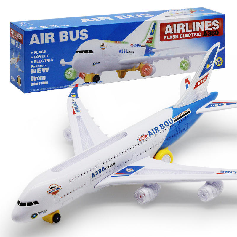 𝗔𝗶𝗿𝗯𝘂𝘀 𝗔𝟯𝟴𝟬 𝗘𝗹𝗲𝗰𝘁𝗿𝗶𝗰 𝗔𝗶𝗿𝗽𝗹𝗮𝗻𝗲 𝗧𝗼𝘆 – 𝗙𝗹𝗮𝘀𝗵𝗶𝗻𝗴 𝗟𝗶𝗴𝗵𝘁𝘀, 𝗠𝘂𝘀𝗶𝗰 & 𝗕𝘂𝗺𝗽-𝗮𝗻𝗱-𝗚𝗼 𝗔𝗰𝘁𝗶𝗼𝗻