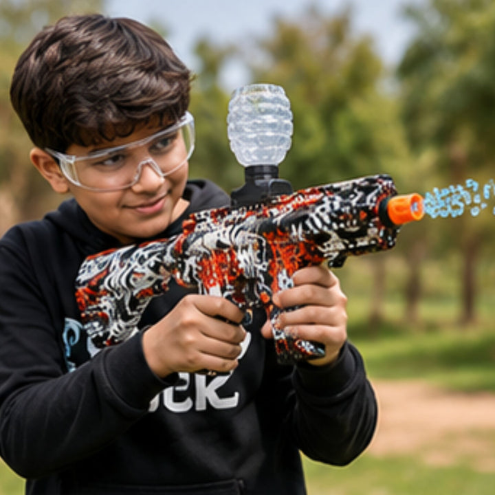 HK416 Automatic Gel Blaster with Safety Goggles