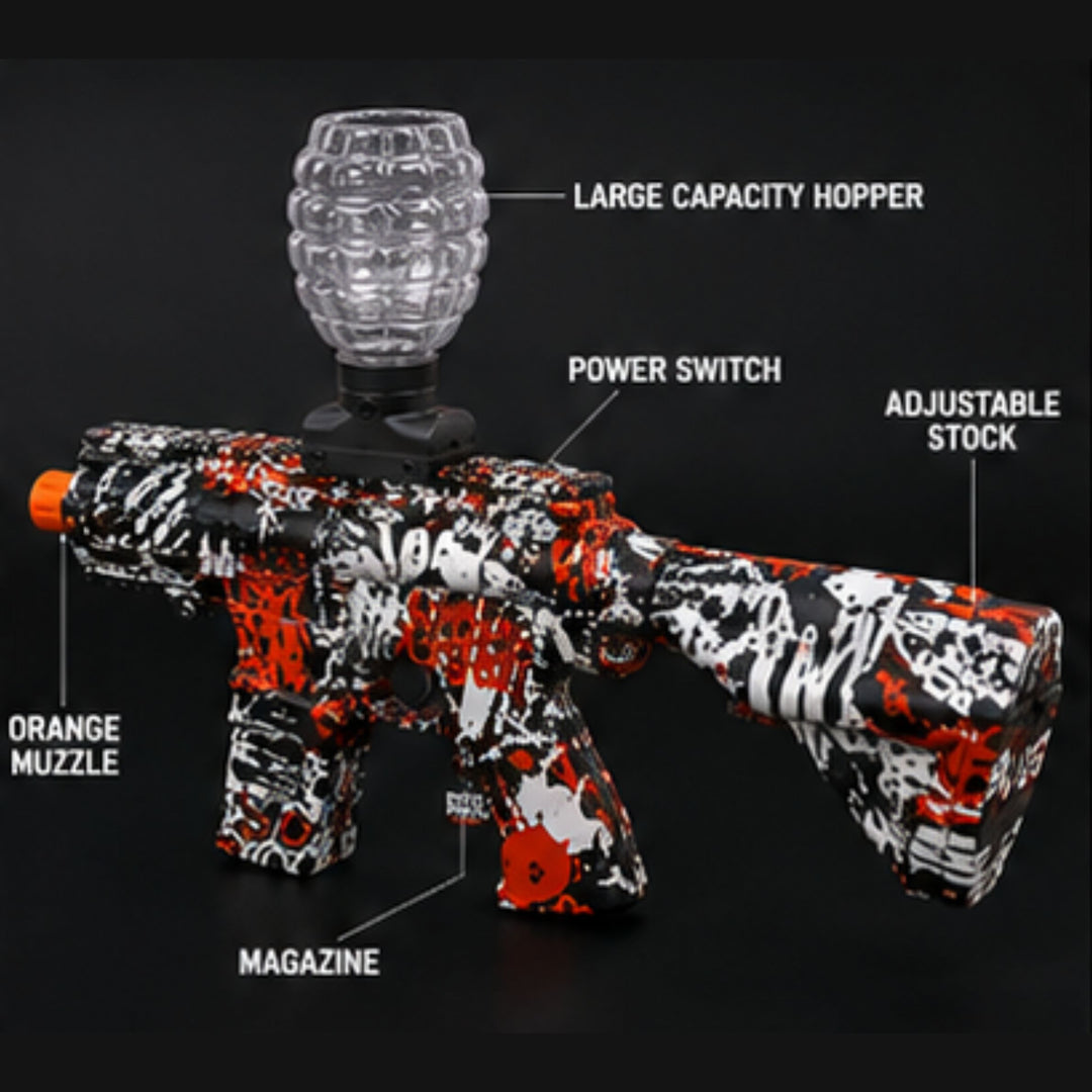 HK416 Automatic Gel Blaster with Safety Goggles