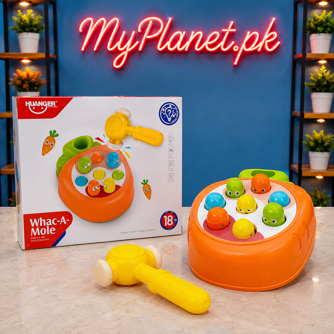 Huanger Whac-A-Mole Musical Educational Hammer Game