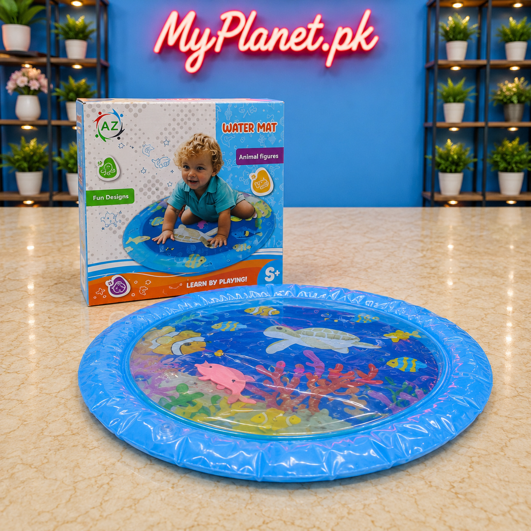 Inflatable Tummy Time Baby Water Play Mat